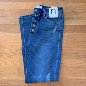 NWT NATURE DENIM HIGH RISE SKINNY JEANS